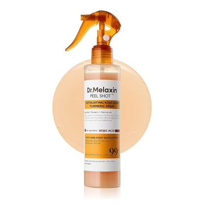 Peel Shot Kojic Acid Turmeric Body Exfoliator Spray 200ml Dr.Melaxin